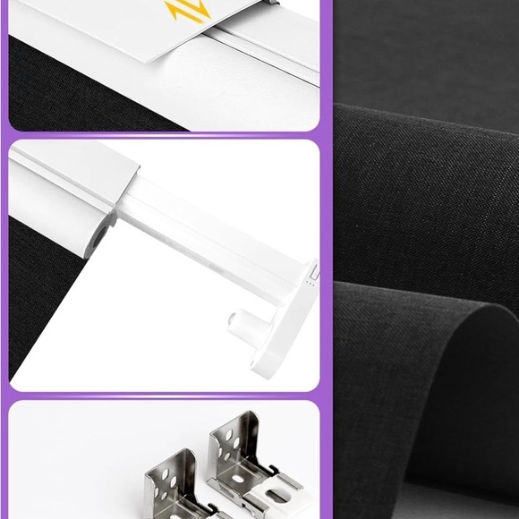 New Smart Blinds w/ Remote/Voice/App Controlled Motorized blackout shade curtain - Picture 7 of 11